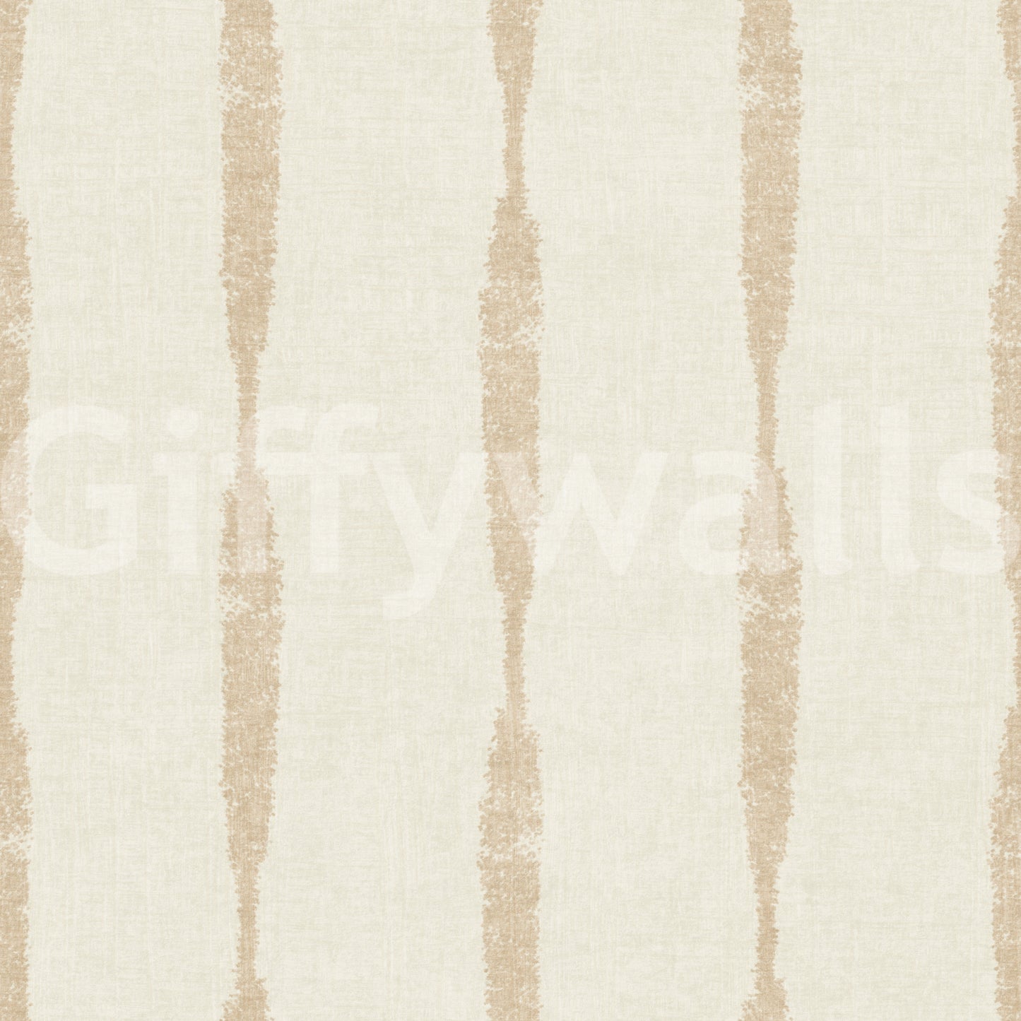 Gentle beige tones define the visual rhythm found on this striped wallpaper.