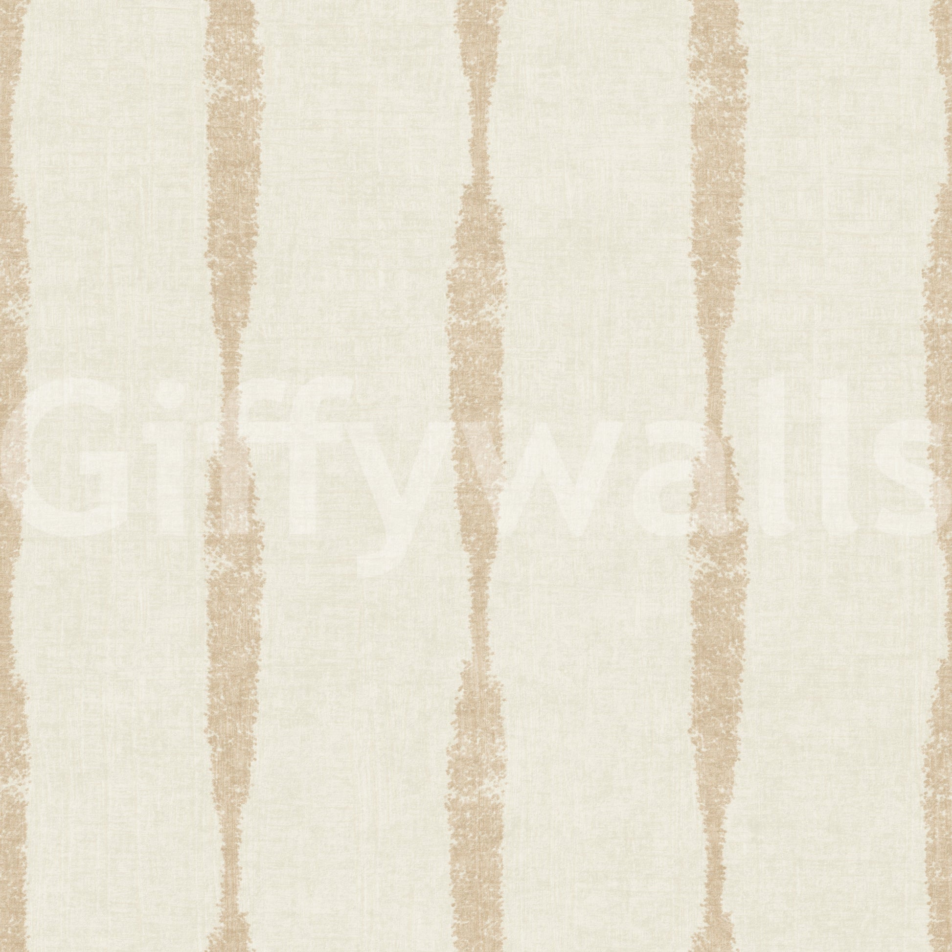 Gentle beige tones define the visual rhythm found on this striped wallpaper.