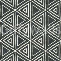 Dot accents at each triangle junction add character to the charcoal wallpaper
