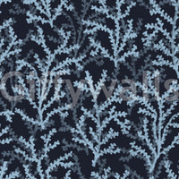 visual interest comes from repeating coastal on the Blue wallpaper