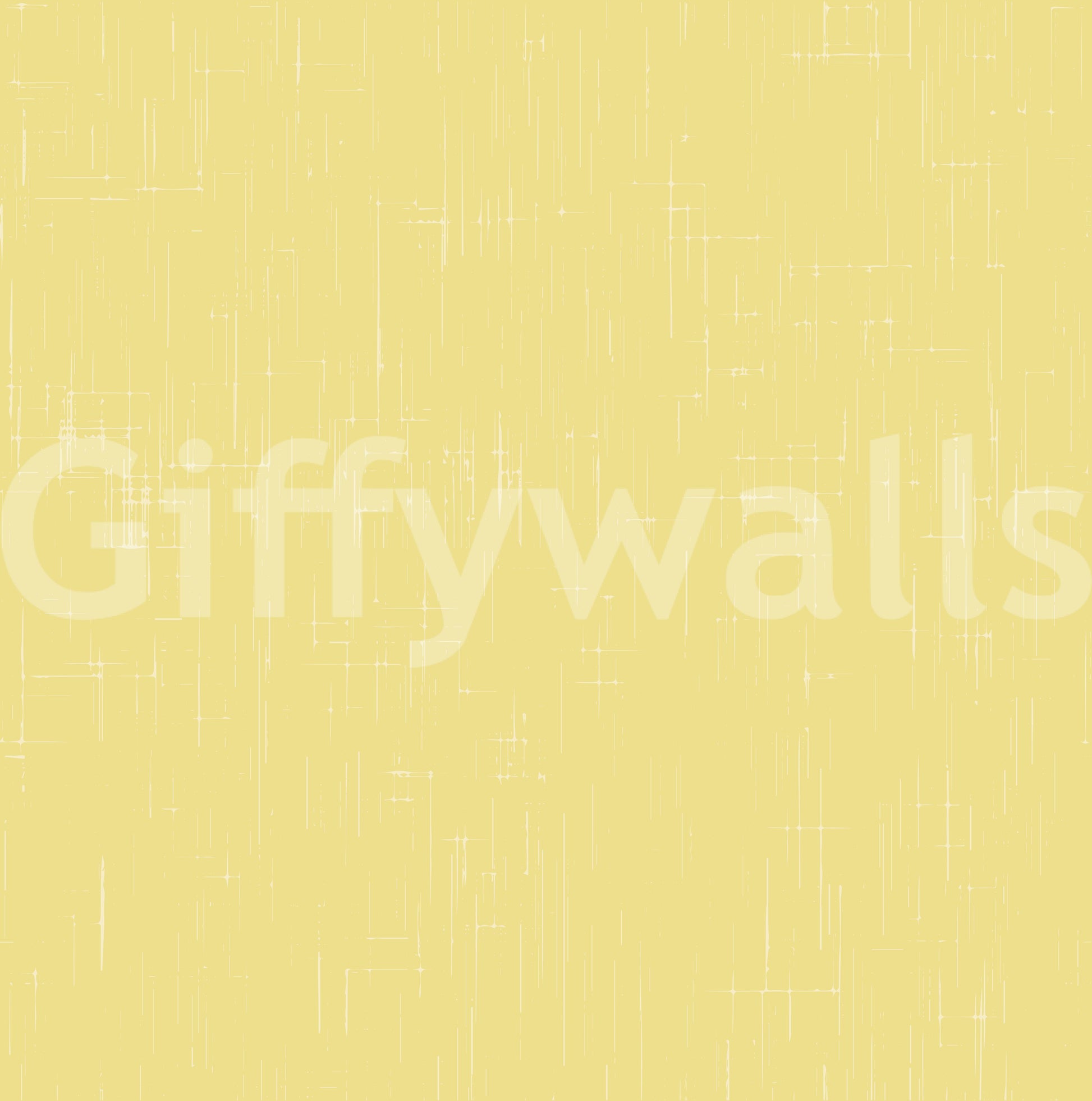 Plain textured wallpaper featuring pale yellow tone and fine linear marks