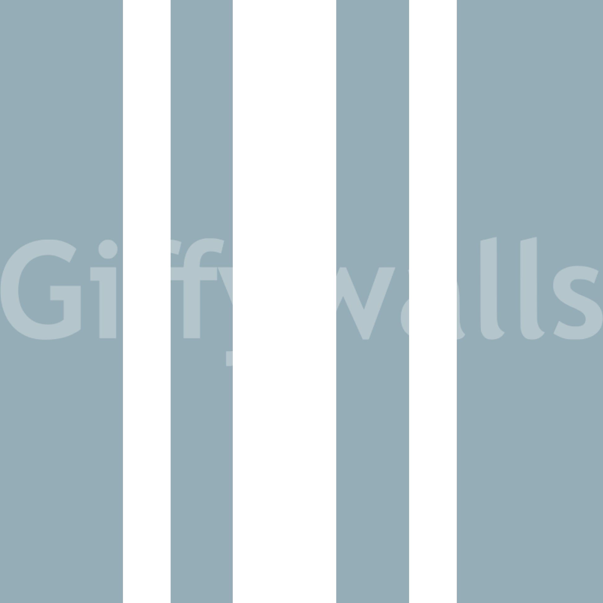 Blue Grey Vertical Stripe Wallpaper with soft colour and clean spacing