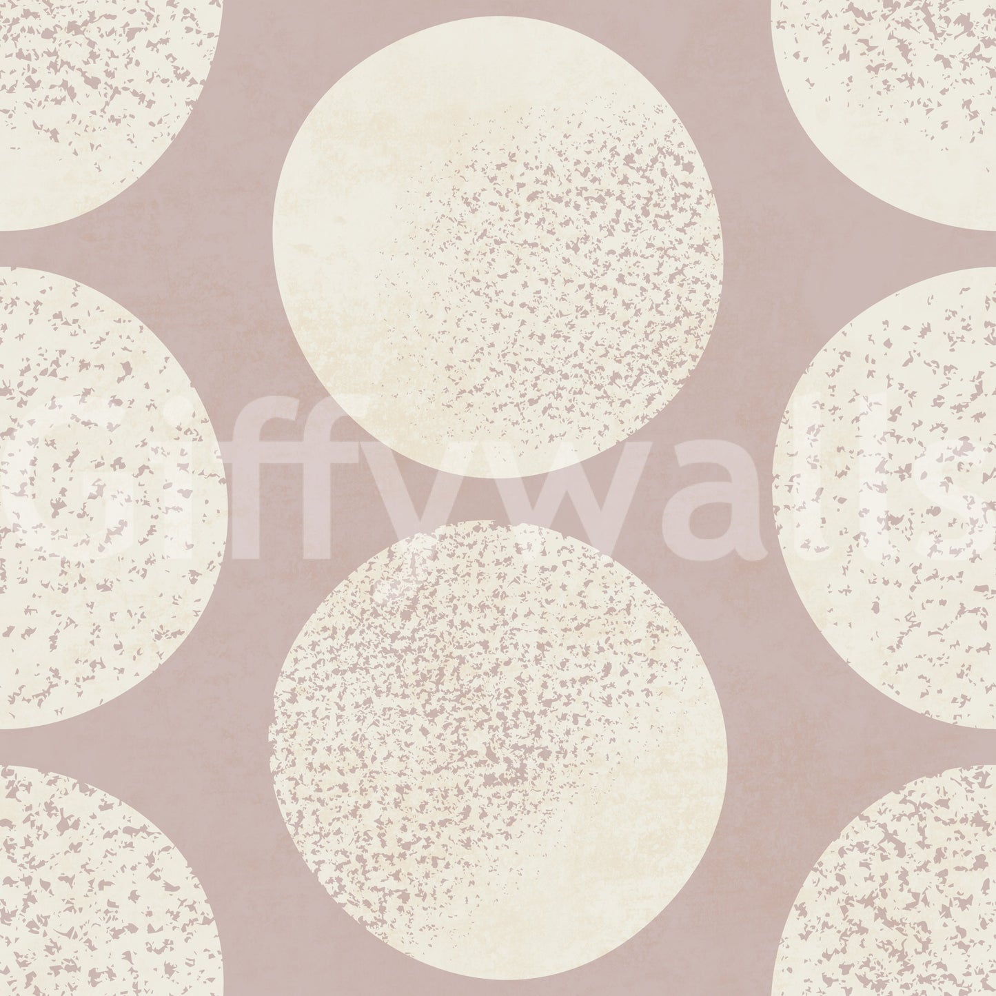 Textured rose wallpaper showing cream dots and open graphic spacing