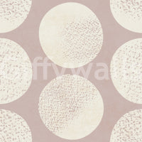 Textured rose wallpaper showing cream dots and open graphic spacing