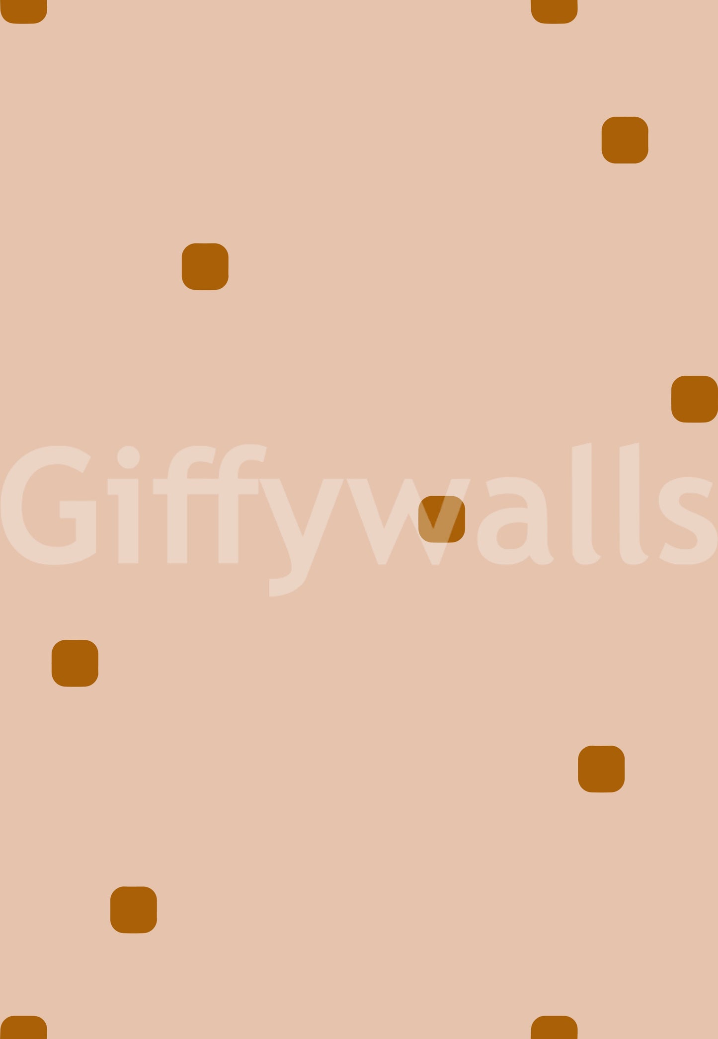 Blush Beige Polka Dot Wallpaper Retro Minimal Wallpaper⁠