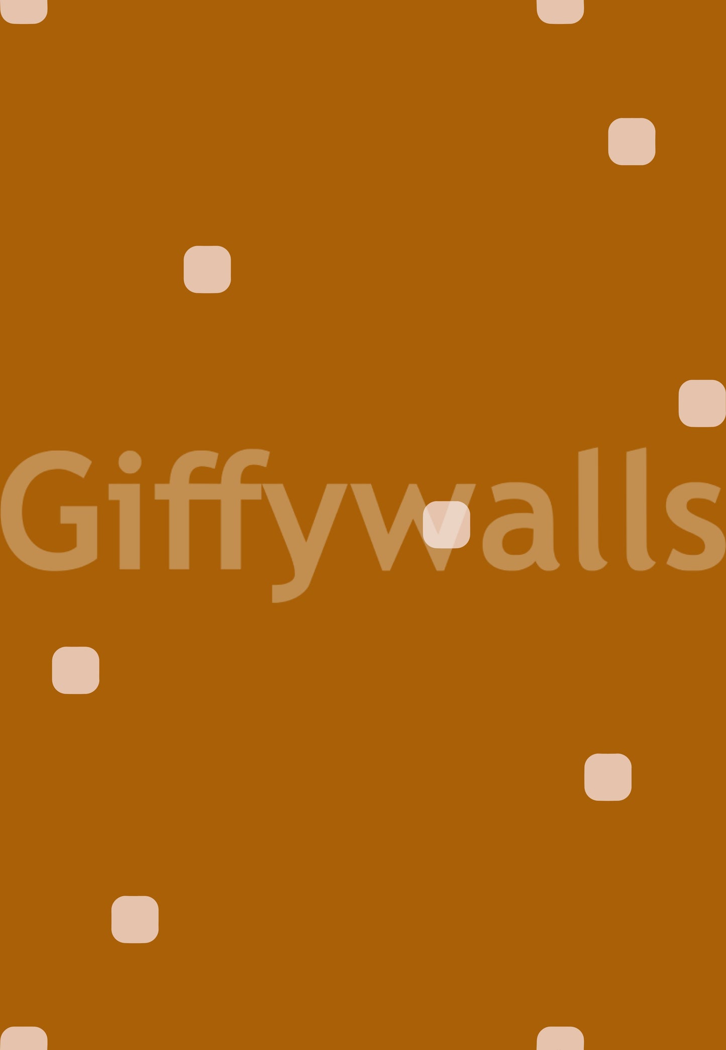 Terracotta Beige Polka Dot Wallpaper Retro Minimal Wallpaper⁠