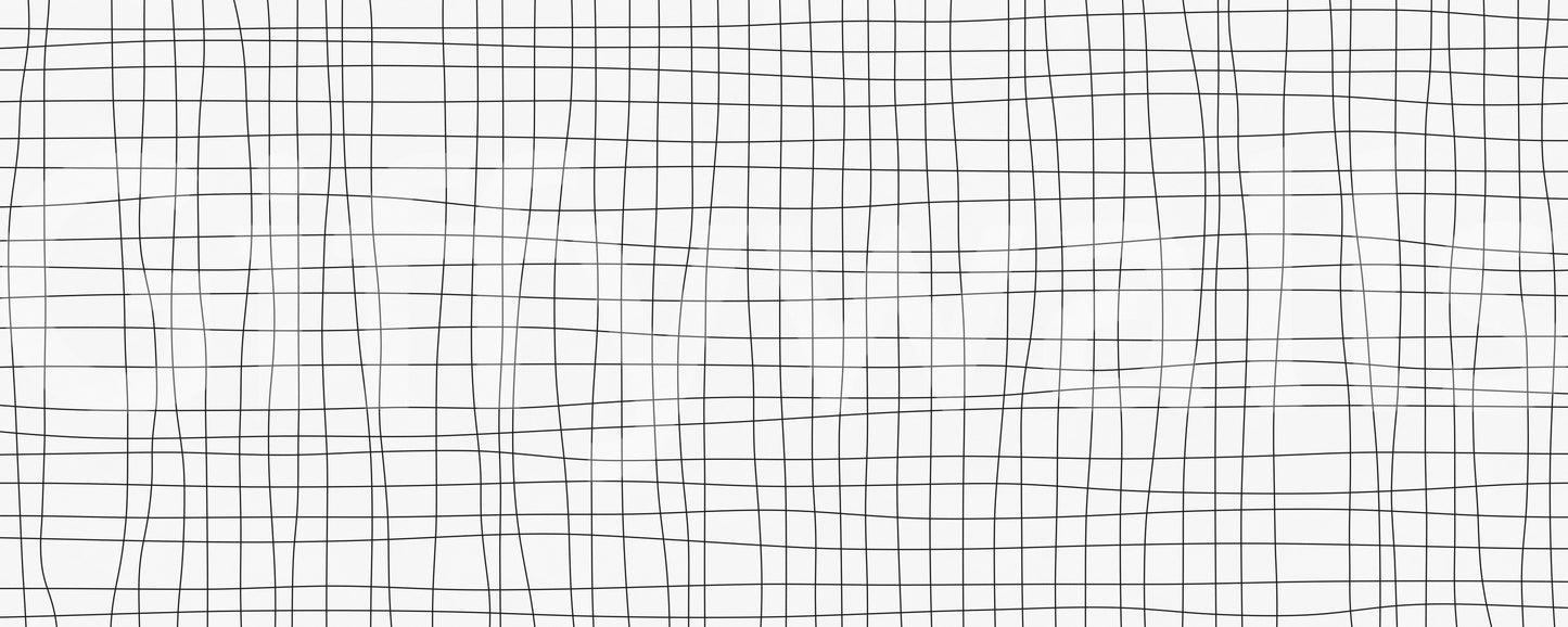 Fluid Grid Pattern Wall Mural