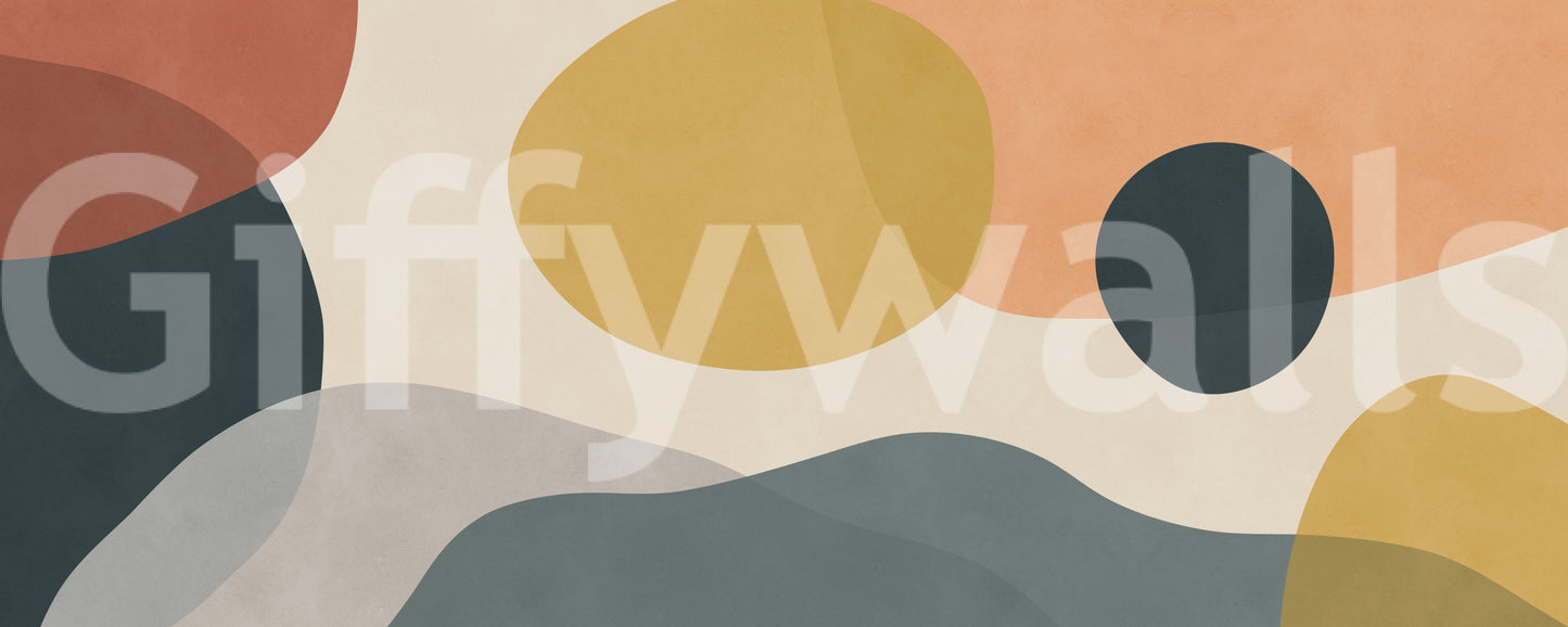 Abstract Earth Forms Wall Mural