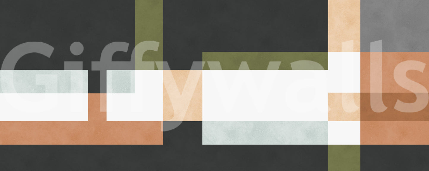 Geometric Layers Wall Mural