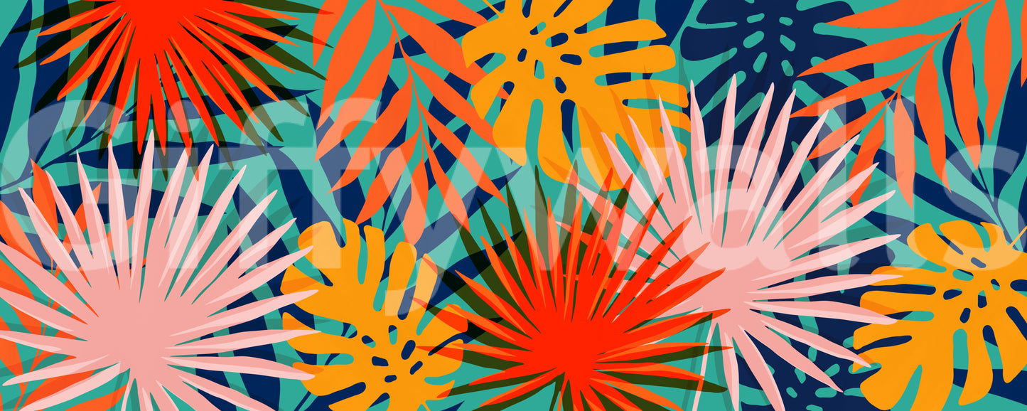 Tropical pattern Wall Mural