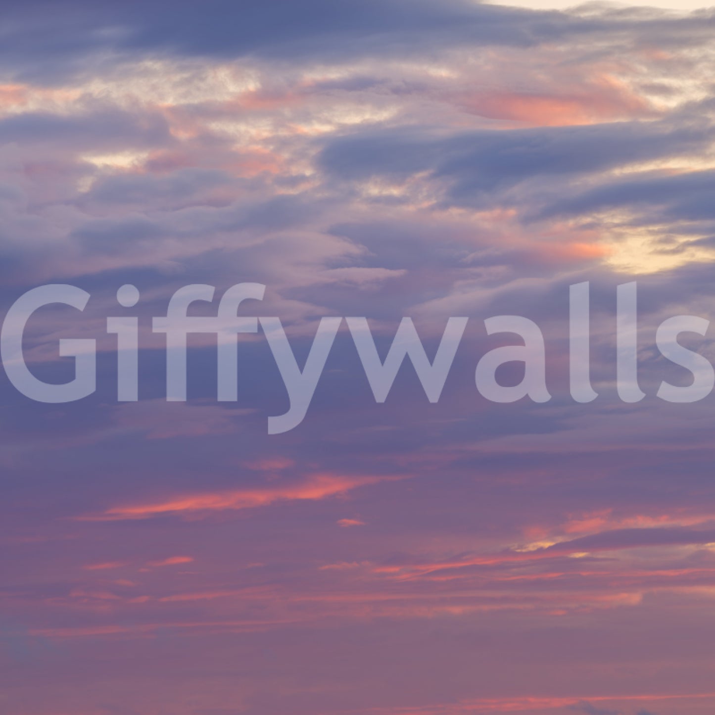 Twilight Cloudscape Wall Mural