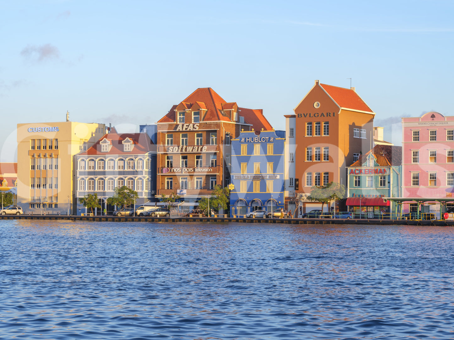 Harbor Hues of Willemstad Wall Mural