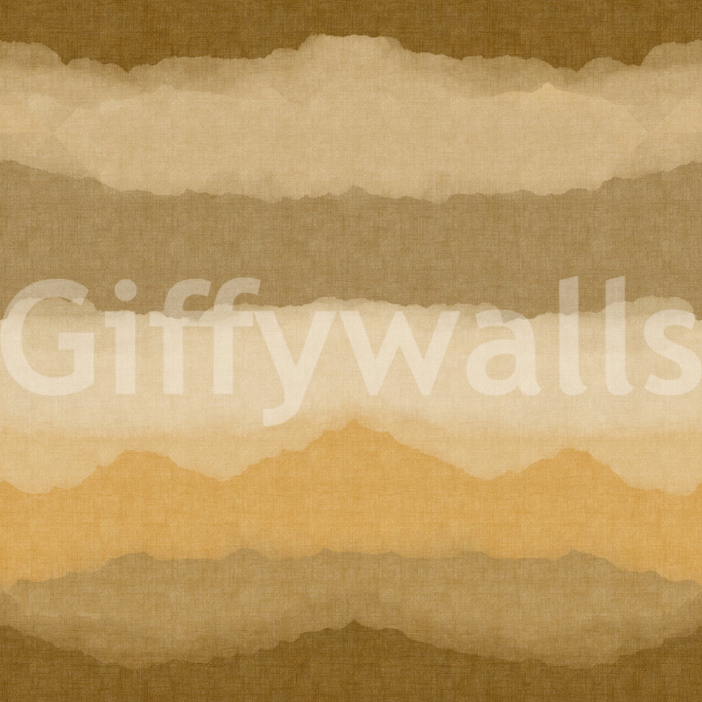 Relax Ocher Painted Horizon Mural Wall Mural