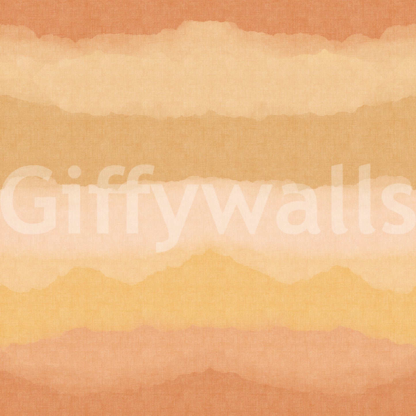 Relax Sunny Painted Horizon Mural Wall Mural