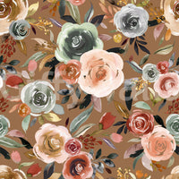 Earthy Bloom Medley Wallpaper⁠