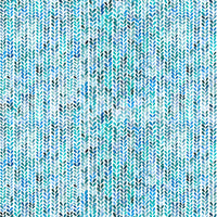 Lavender, navy, and teal stitch marks scattered through this aqua knit wallpaper