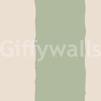 Sage Green Stripe Wallpaper Grandmillennial Wallpaper⁠
