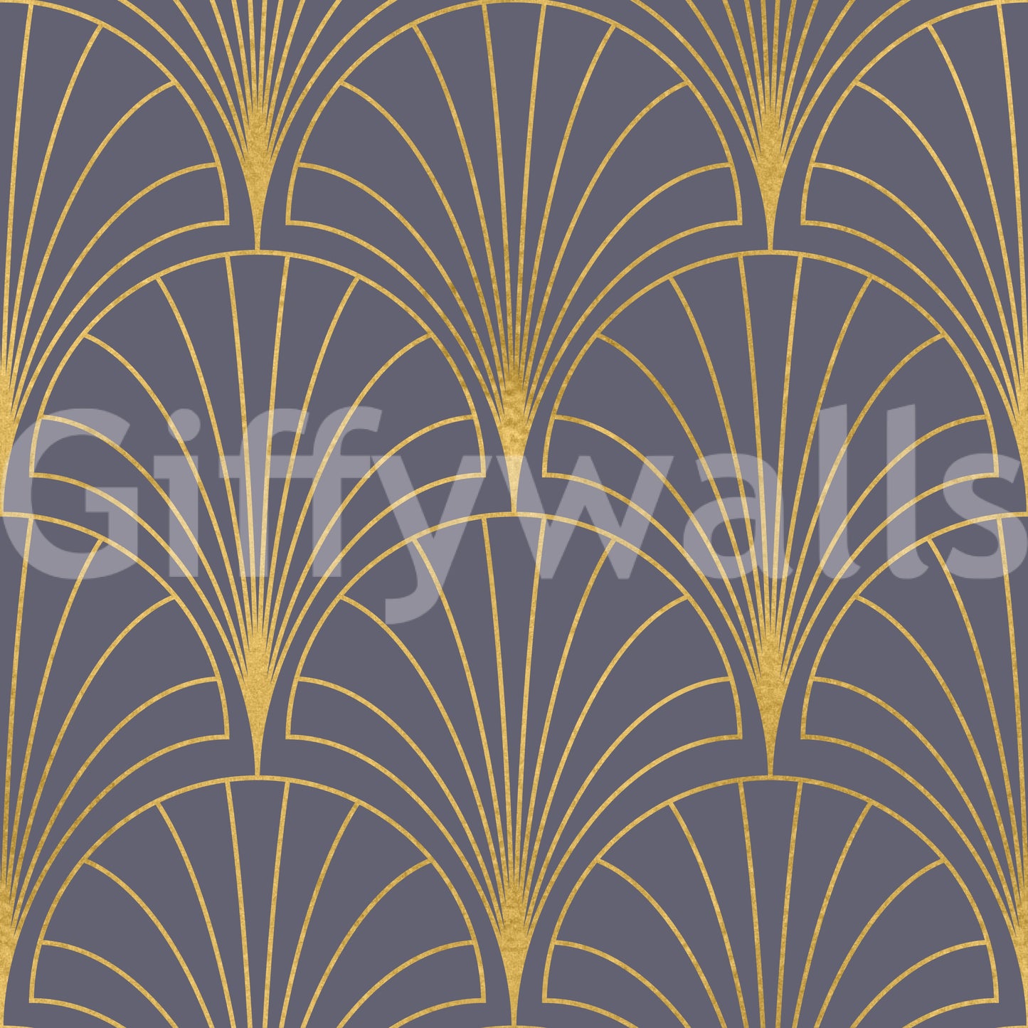 Regal Gatsby Mauve and Gold Wallpaper⁠