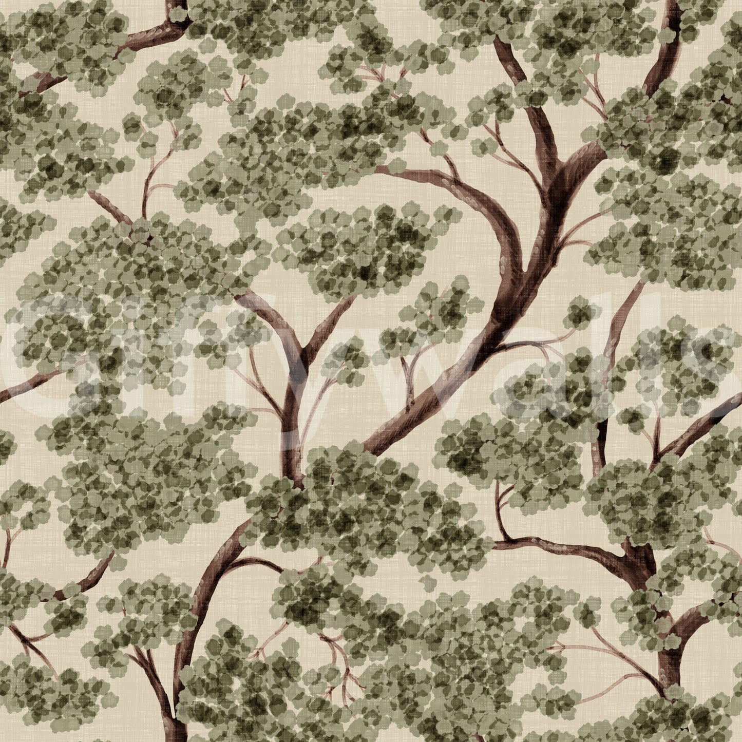 Never Ending Trailing Tree - Summer Wall Mural