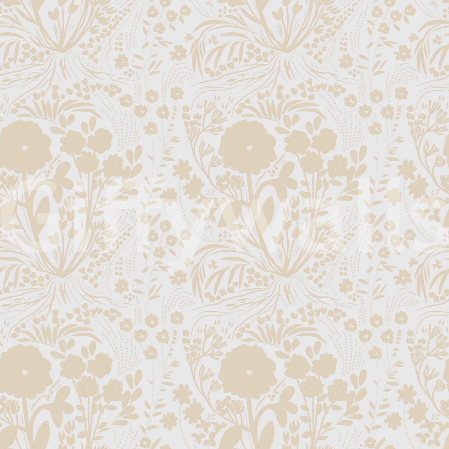 Whispering Meadows Vintage Botanical Wallpaper Wallpaper⁠