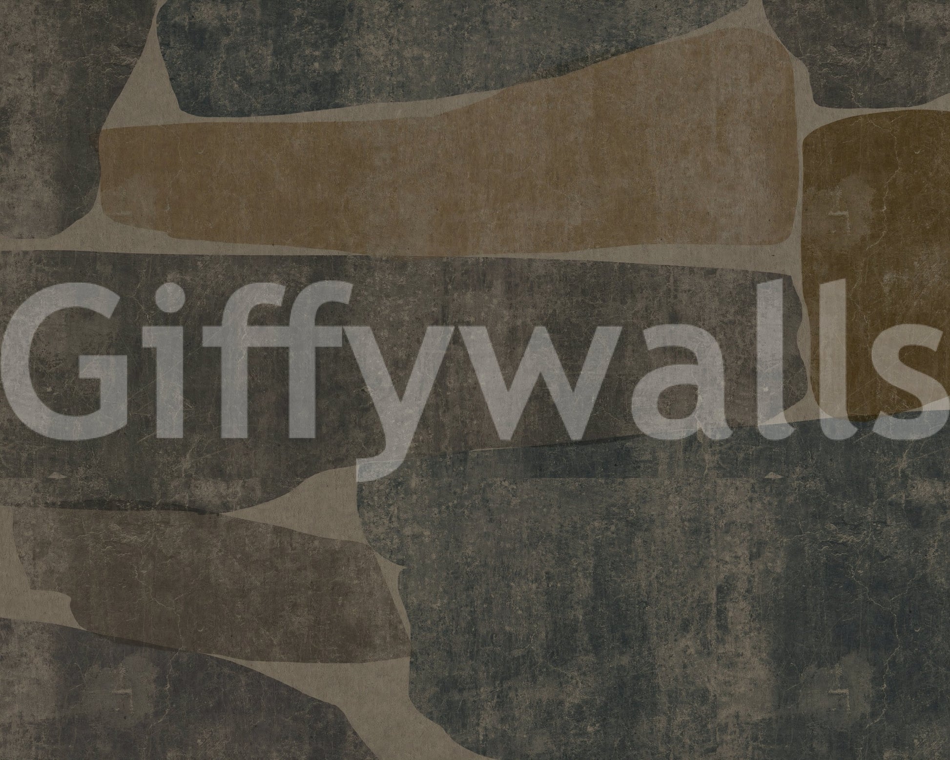 Matte stone slab wall mural mixing brown, tan, and grey, GD10811
