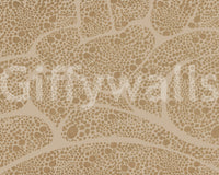 Golden brown tones shade the Pebble Cell wall mural evenly, GD10815
