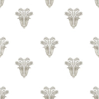 Minimalist Taupe Palm Frond Wallpaper Wallpaper⁠