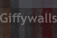 Crimson and Charcoal Plaster Wall Decor Wall Mural
