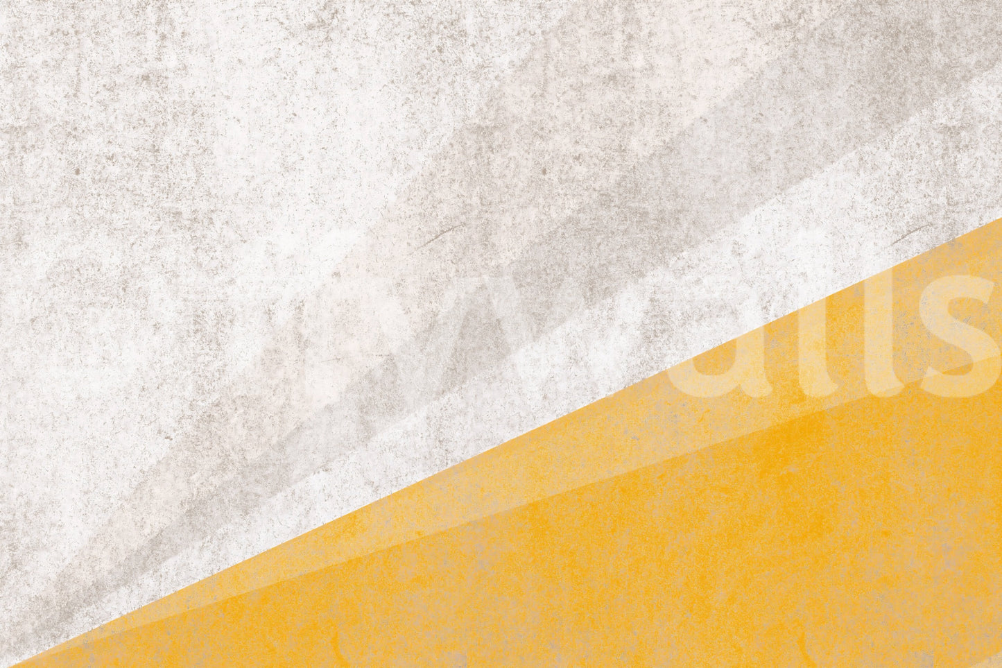 Modern Ochre and Textured Gray Geometric Wall Mural