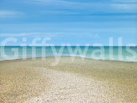 Turquoise Waters Pebble Shoreline Wall Mural