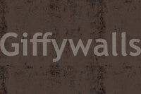 Moody Antique Dark Brown Plaster Wall Mural