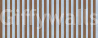 Sky Blue and Earthy Brown Stripes Wall Mural