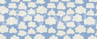 Dreamy Sky Clouds Pattern Wall Mural