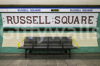 London Underground Heritage Subway Station Sign Wall Mural