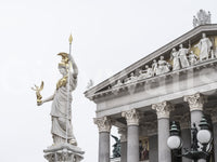 Athena Classical Statue Architecture Wall Mural