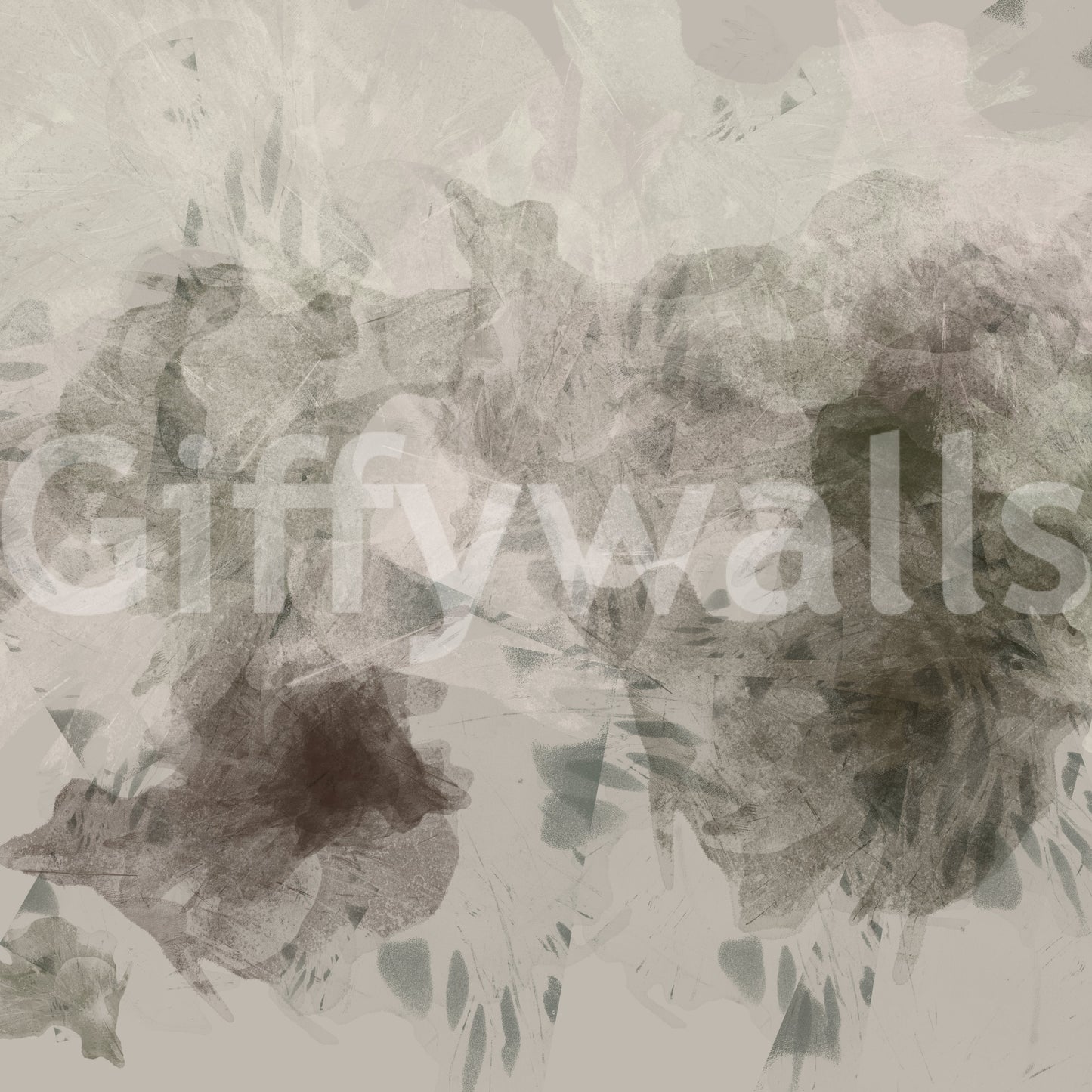 Ethereal Smoke Wash Wall Mural