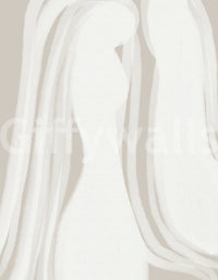 Flowing Brushstroke Hues Wall Mural
