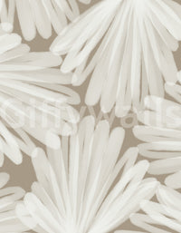 Minimalist Bloom Layers Wall Mural