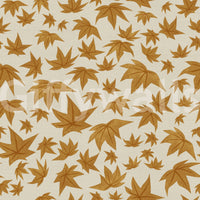 Japanese Maple Leaves - Mustard Wallpaper⁠