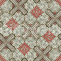Rustic Geometric Weathered Wood Wallpaper⁠