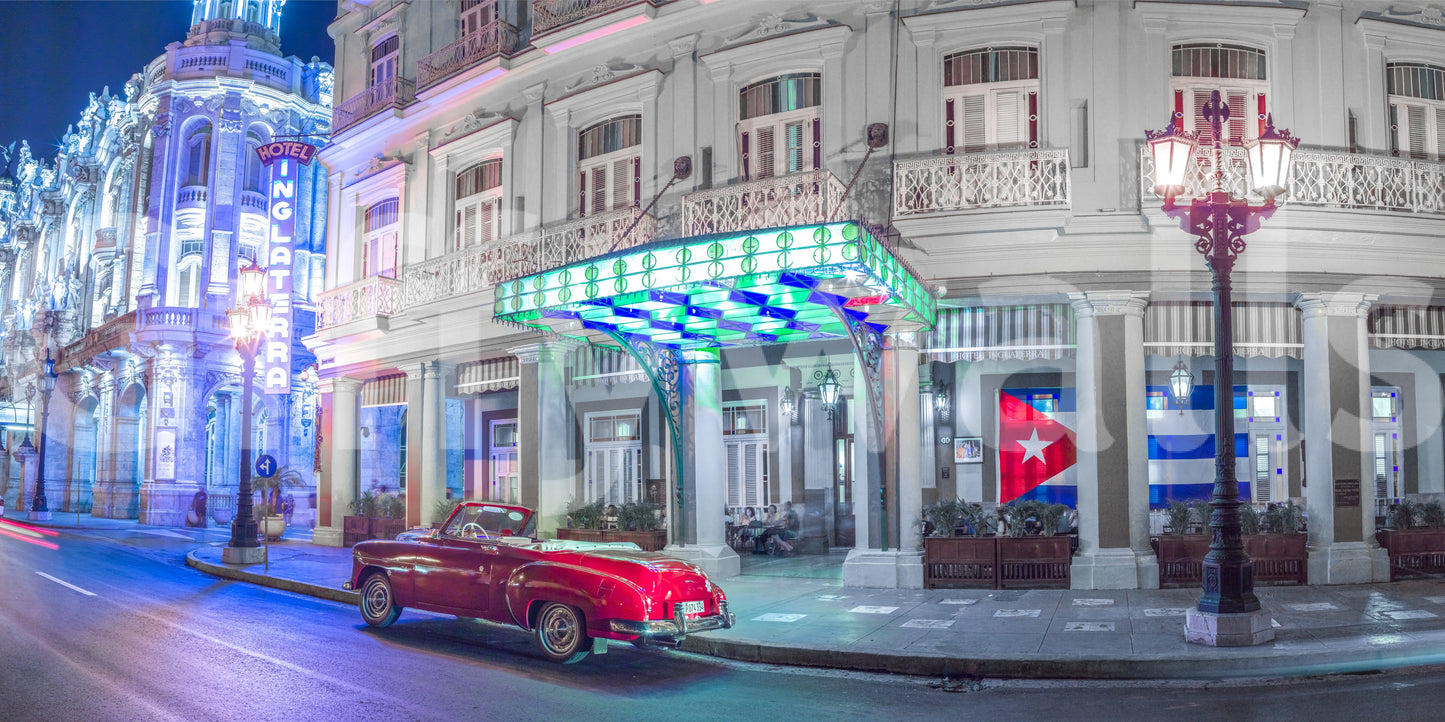 Classic Cuban Nightscape Wall Mural