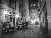 Classic Cobblestone Bistro Wall Mural