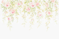 Dreamy Pastel Floral Canopy Wall Mural