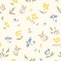 Pastel Blossom Flowers Subtle Nursery Deign Wallpaper⁠