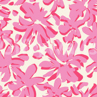 Abstract Pink Floral Brushstrokes Wallpaper⁠