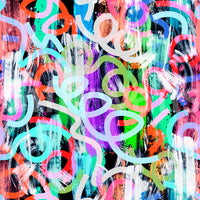Dynamic Loops and Modern Graffiti Flair Wallpaper⁠