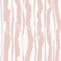Minimalist Blush Painted Stripes Wallpaper⁠