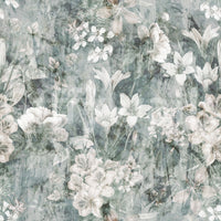 Muted Sage Botanical Bloom Wallpaper⁠