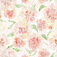 Blush Garden Painterly Pattern Wallpaper⁠