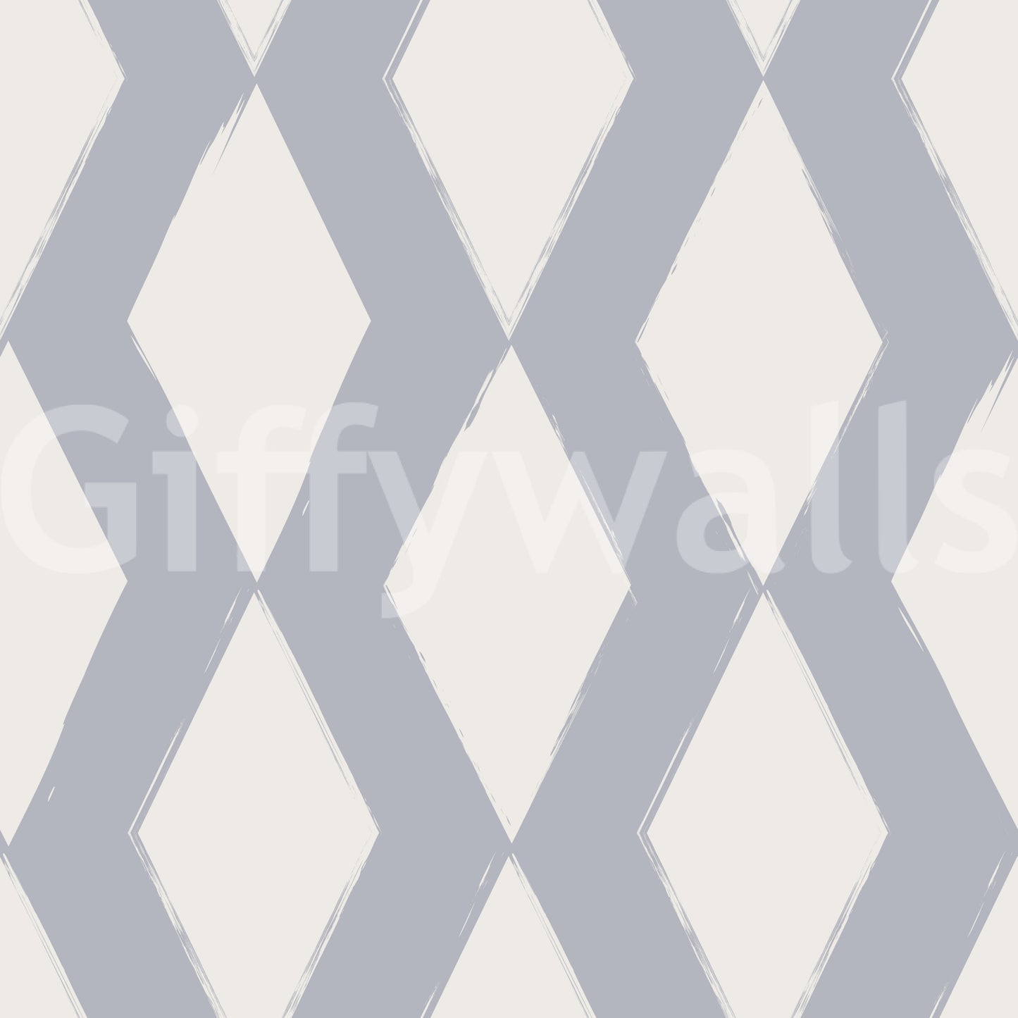 Grey Geometric Brushstroke Diamond Wallpaper⁠